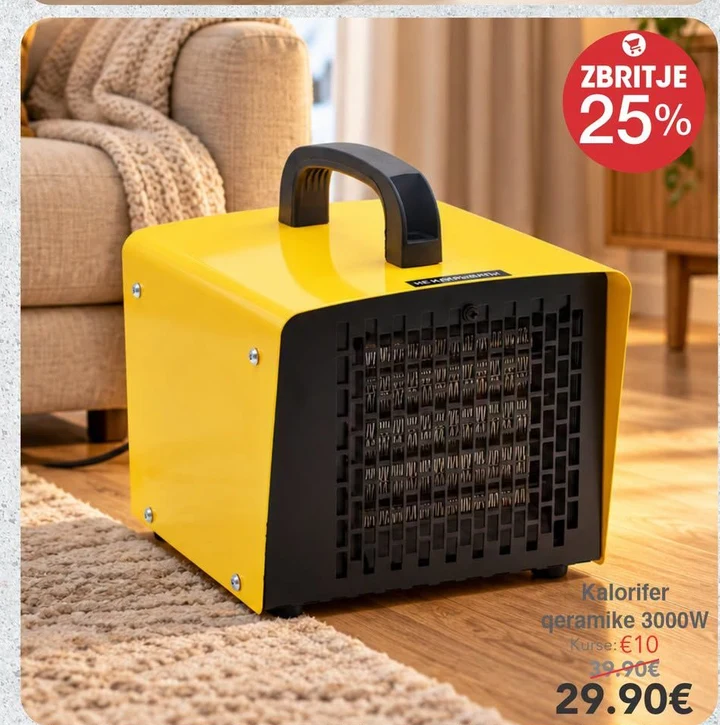 Kalorifer Qeramike 3000W