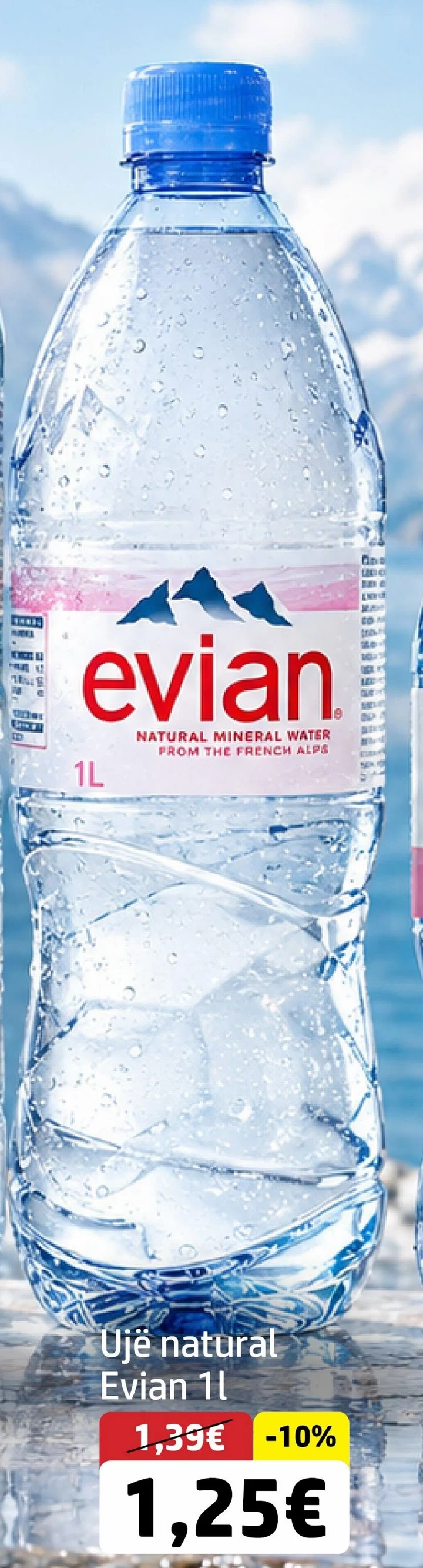 Ujë Natural Evian 1L