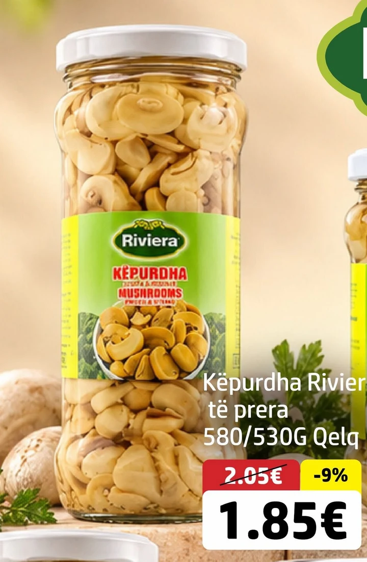 Këpurdha Riviera Të Prera 580/530G Qelq
