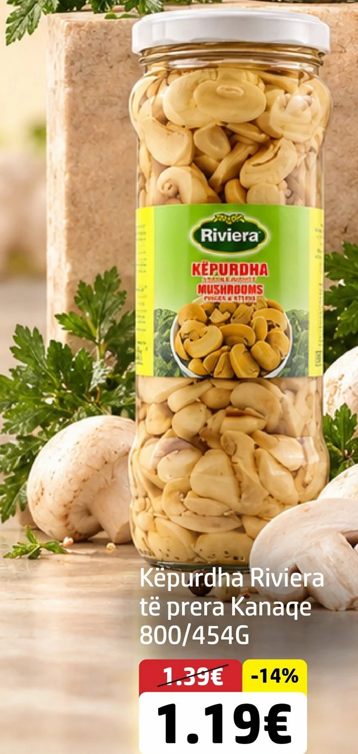 Këpurdha Riviera Të Prera Kanaqe 800/454G