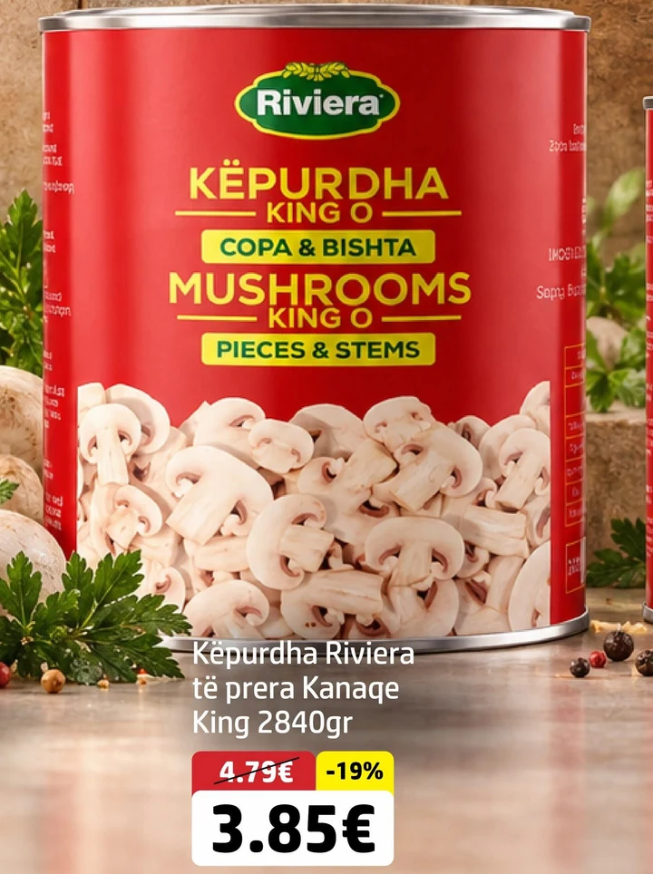 Këpurdha Riviera Të Prera Kanaqe King 2840GR