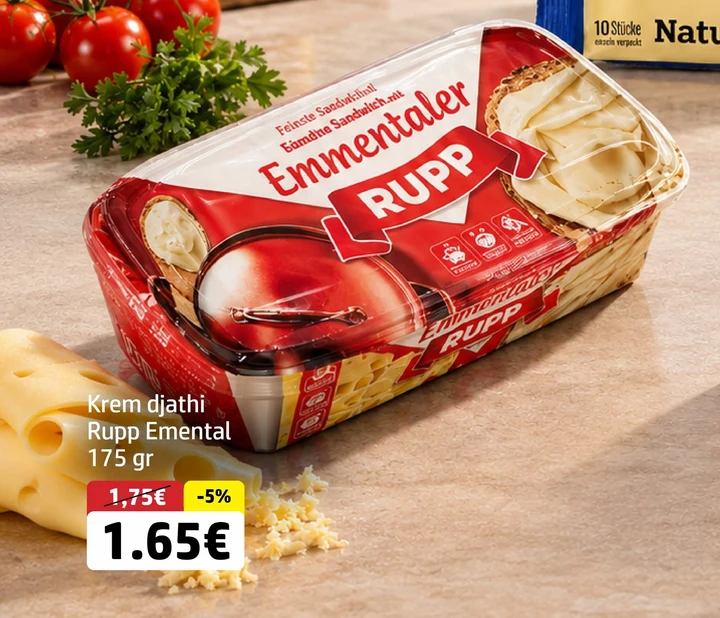 Krem Djathi Rupp Emmental 175 Gr