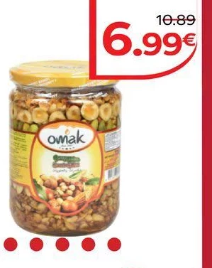Mjaltë me Badem 720G, Omak