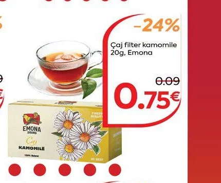 Çaj Filter Kamomile 20G, Emona