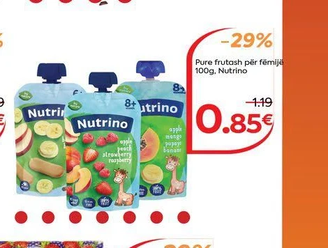 Pure Frutash për Fëmijë 100G, Nutrino