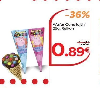 Wafer Cone Lajthi 25G, Relkon