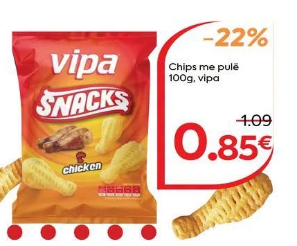 Chips me Pulë 100G, Vipa