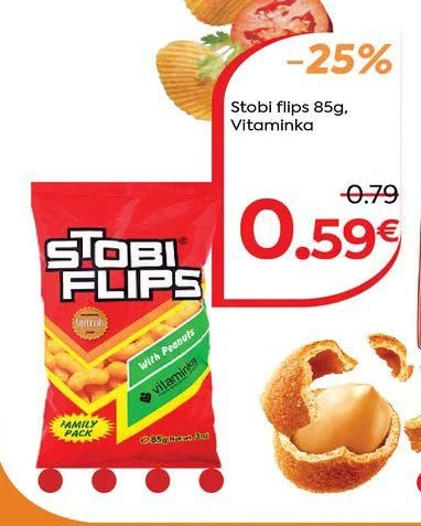 Stobi Flips 85G, Vitaminka