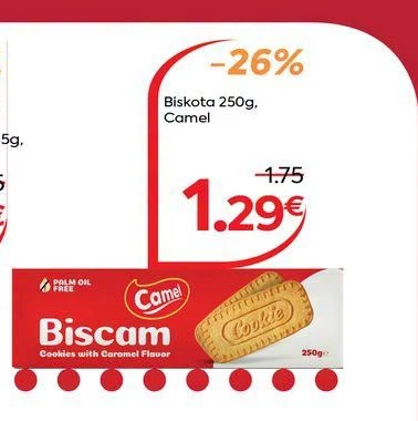 Biskota 250G, Camel