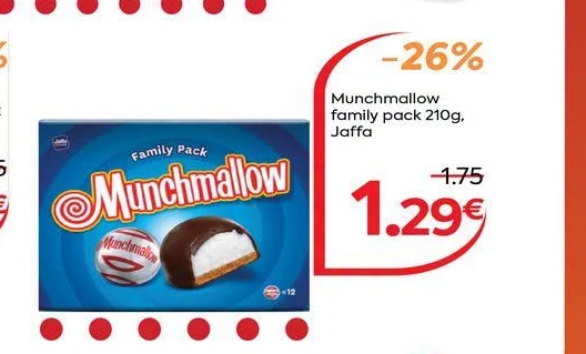 Munchmallow Family Pack 210G, Jaffa