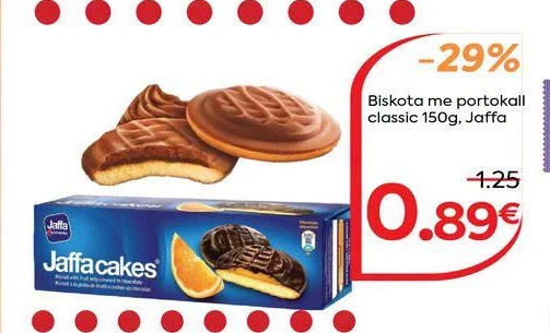 Biskota me Portokall Classic 150G, Jaffa