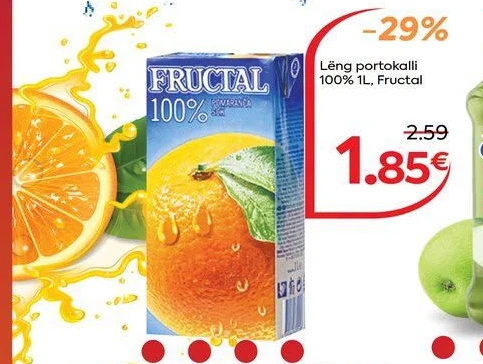 Lëng Portokalli 1L, Fructal