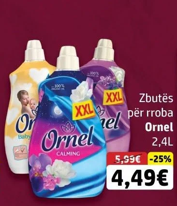 Zbutës për Rroba Ornel 2,4L