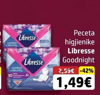 Peceta Higjienike Libresse Goodnight