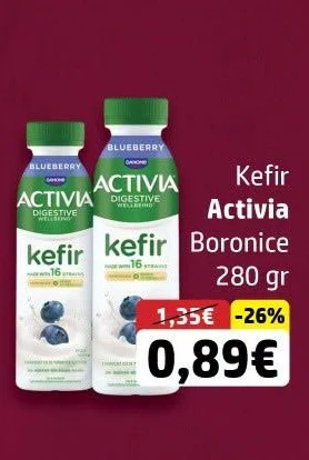 Kefir Activia Boronice 280 Gr