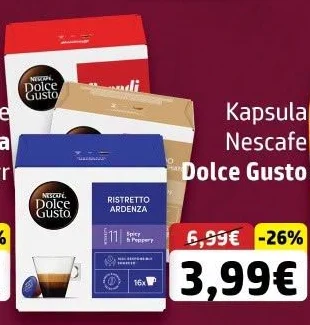 Kapsula Nescafe Dolce Gusto