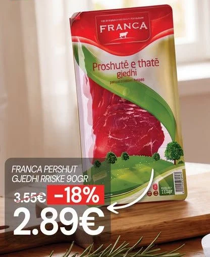 Franca Pershut Gjedhi Rriske 90GR