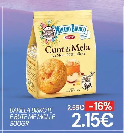Barilla Biskote E Bute me Molle 300GR