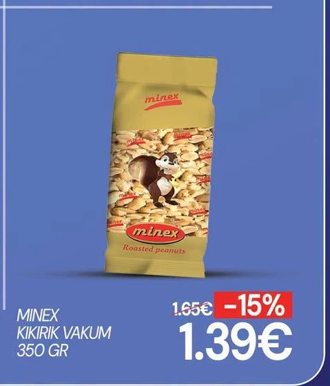 Minex Kikirik Vakum 350GR