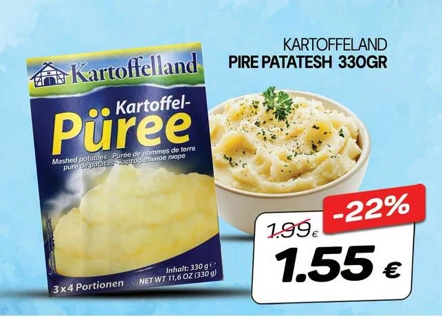 Kartoffelland Pire Patatesh 330GR