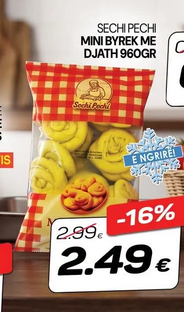 Sechi Pechi Mini Byrek me Djath 960GR
