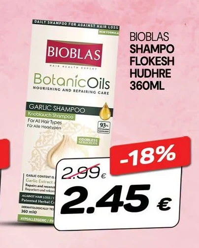 Bioblas Shampo Flokesh Hudhre 360ML