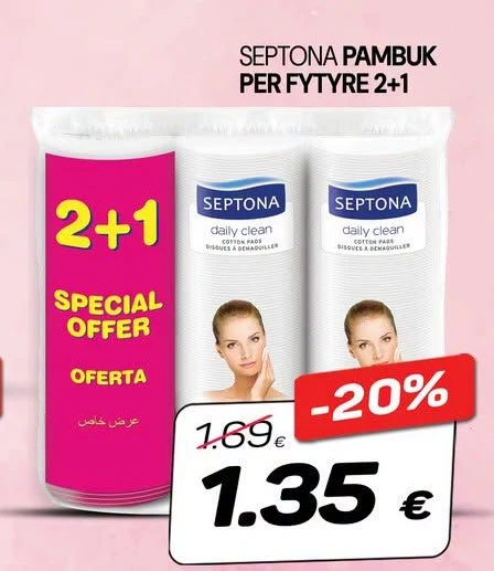 Septona Pambuk per Fytyre 2+1