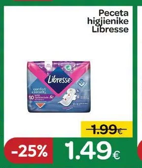 Peceta Higjenike Libresse