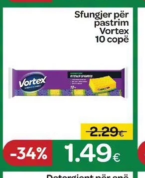 Sfunguër për Pastrim Vortex 10 Copë