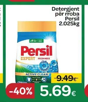 Detergjent për Rroba Persil 2.025KG