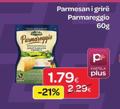 Parmesan I Grirë Parmareggio 60G