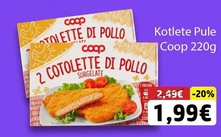 Kotlete Pule Coop 220G