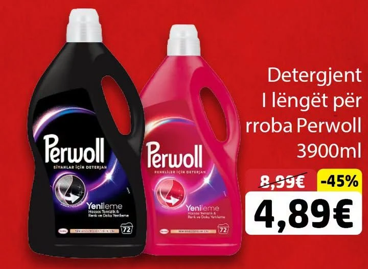 Detergjent Lëngët për Roba Perwoll 3900ML