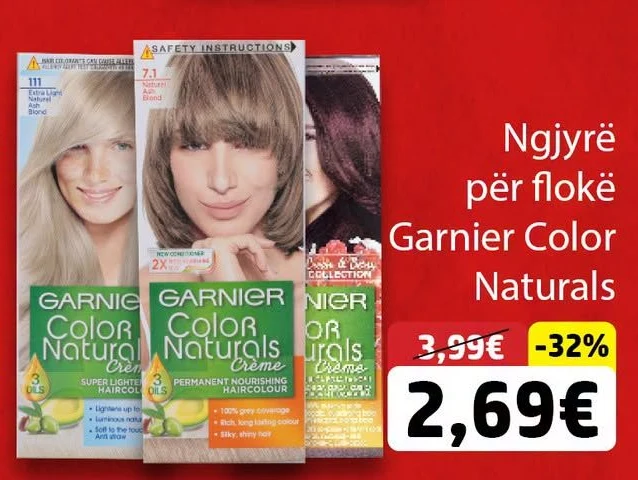 Ngjyrë për Flokë Garnier Color Naturals