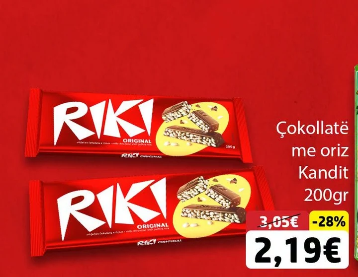 Çokollatë me Oriz Kandit 200GR