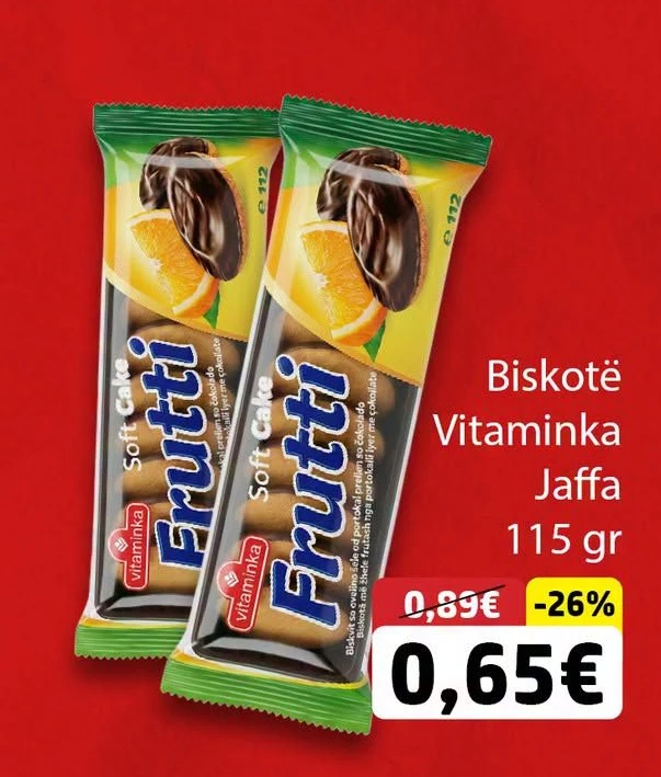 Biskotë Vitaminka Jaffa 115 Gr