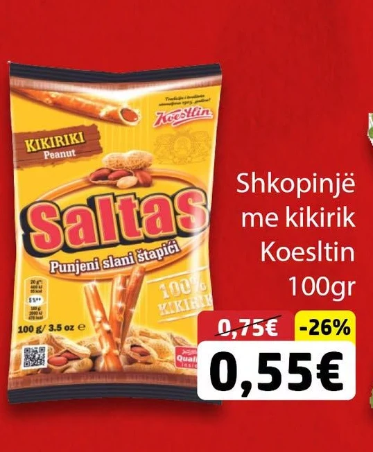 Shkopinjë me Kikirik Koesltin 100GR