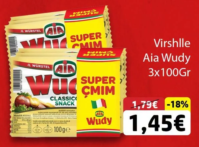 Virshlle Aia Wudy 3X100GR
