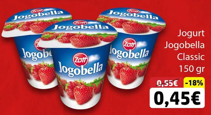 Jogurt Jogobella Classic 150 Gr