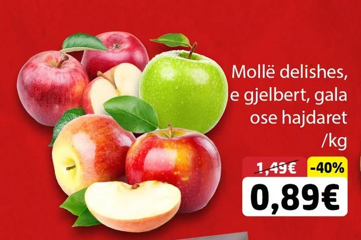 Mollë Delishes, E Gjelbërt, Gala Ose Hajdaret /kg