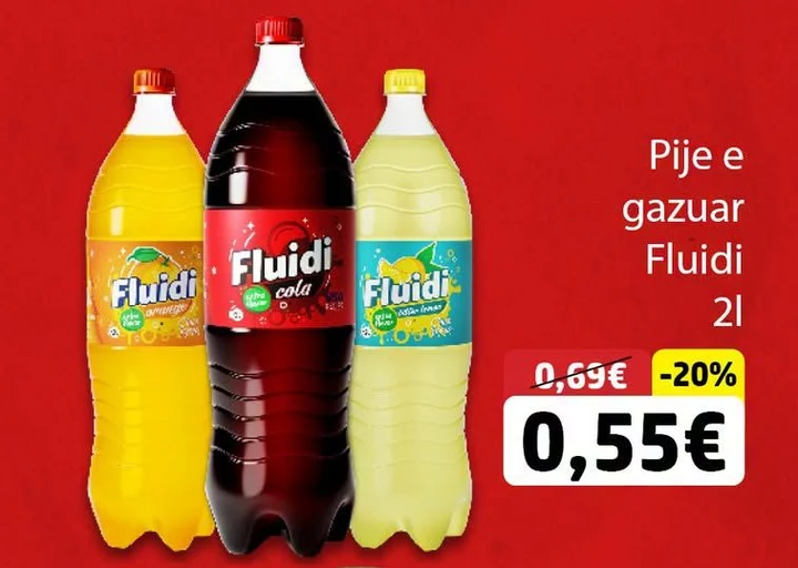 Pije E Gazuar Fluidi 2L