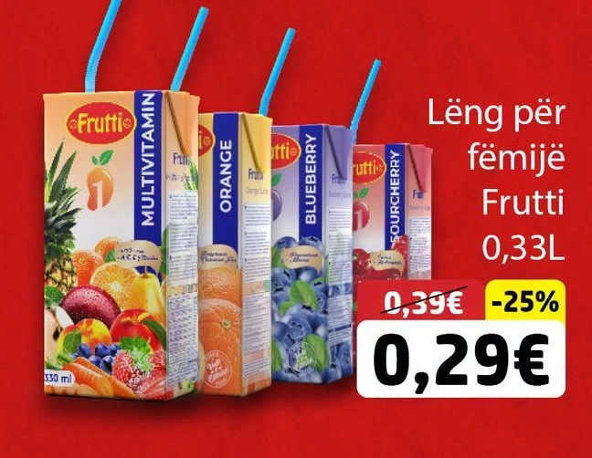 Lëng për Fëmijë Frutti 0,33L