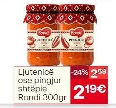 Ljuteniçe Ose Pingjur Shtëpie Rondi 300GR