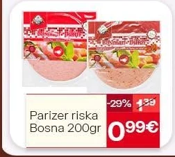Parizer Riska Bosna 200GR