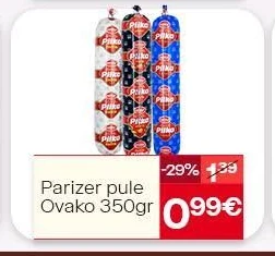 Parizer Pule Ovako 350GR
