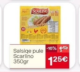 Salsiqe Pule Scarlino 350GR