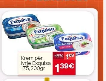 Krem për Lryje Exquisa 175,200GR