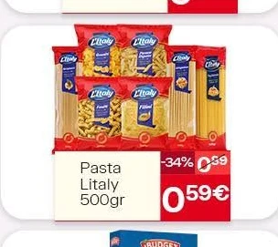 Pasta Litaly 500GR