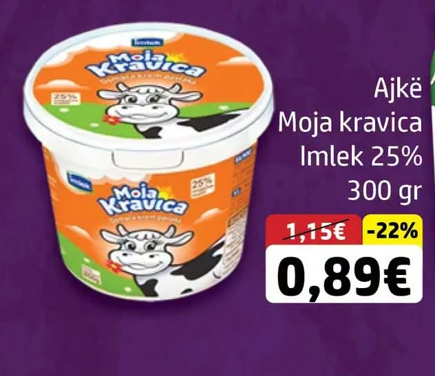 Ajkë Moja Kravica Imlek 25%