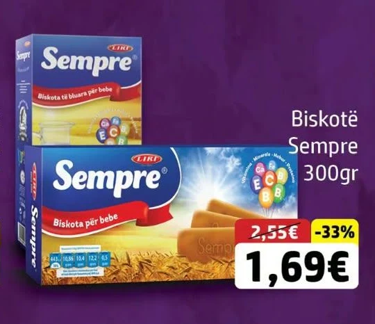 Biskotë Sempre 300GR
